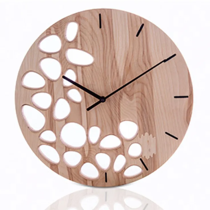 ساعت چوبی دیواری حفره